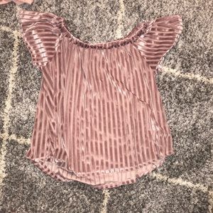 Rosey mauve colored loose blouse